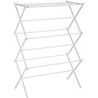 Amazon Basics - Tendedero plegable- color blanco